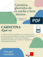 Carnitina, Trigliceridos de Cadena Media y Beta Alanina