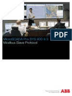 MicroSCADA Pro SYS Modbus Slave Protocol