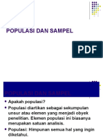 POPULASI DAN SAMPEL