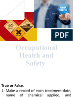 Occupational Health and Safety (Autosaved)