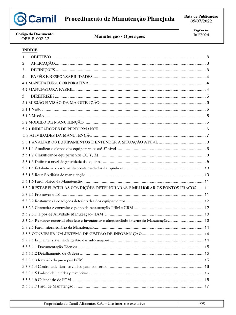 procedimento-de-manuten-o-planejada-pdf-tempo-qualidade-neg-cios