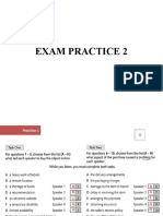 EXAM PRACTICE 2 - Đáp Án