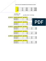 Calculo Cotañas