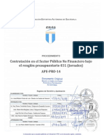 Contratación en El Sector Público No Financiero Bajo El Renglón Presupuestario 031 Jornales APE PRO 14 V1