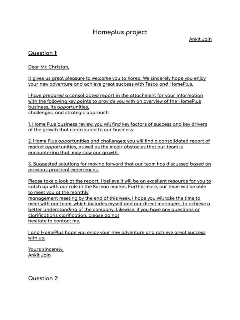 Homeplus project imt pdf
