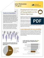 Life Course Outcomes Fact Sheet Employment by The A.J. Drexel Autism Institute