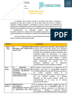 Plan. Anual Cs Sociales 6 Contenidos 2022