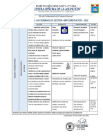 PLANIFICADOR  SEMANA DE GESTIÓN -OCTUBRE 2022