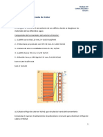 Ejercicios Transmisión de Calor. Boletín