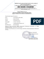 Format Surat Pernyataan Kesiapan Informatika