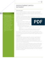 Ex9250 Ethernet Switch Datasheet