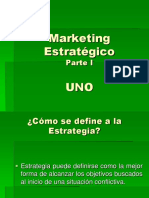 Marketing Estratégico Parte I