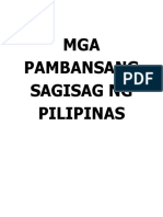 Mga Pambansang Sagisag NG Pilipinas