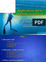 Applications de la machine synchrone