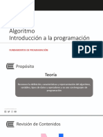 Semana 01 Clase AlgoritmoIntrodProgramación CRM