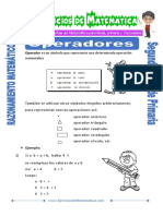 Operadores para Segundo de Primaria