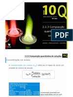 Composição Quantitativa de Soluções