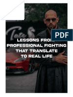 Lessons From Professional Fighting That Translate To Real Life