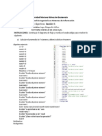 Actividad Jueves 28 de Julio