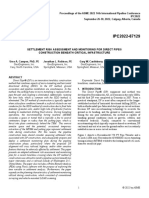 IPC2022-87129 Final Paper - Settlement Risk Assessment and Monitoring for Direct Pipe Construction Beneath Critical Infrastructu