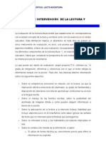 Evaluacion e Intervencion de La Lectura y Escritura1