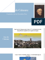 Fundador de las Escuelas Pías San José de Calasanz