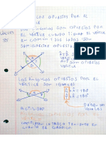 Ángulos Opuestos Por El Vértice