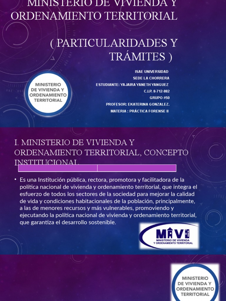 Trámites del MIVIOT en Panamá | PDF | Condominio | Justicia
