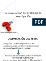 La Construcción Del Problema de Investigación