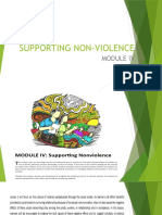WEEK 4 SUPPORTING NON-VIOLENCE