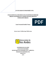 Proyecto de Grado en Ingeniería Civil: Asesor: Juan G. Saldarriaga Valderrama