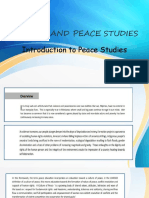 Ethics and Peace Studies 1st Week