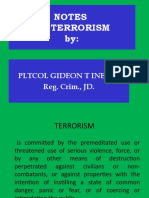Notes On Terrorism