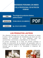 Tecnología de Productos Lácteos - Pastuerización PDF