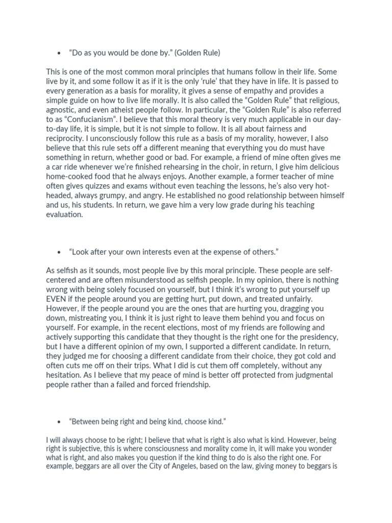 Do As You Would Be Done by | PDF | Golden Rule | Morality