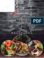 Menu Oriental Chef 2021