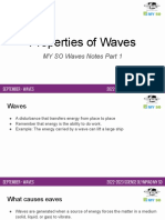 MY SO Waves Notes Powerpoint - Property of Waves