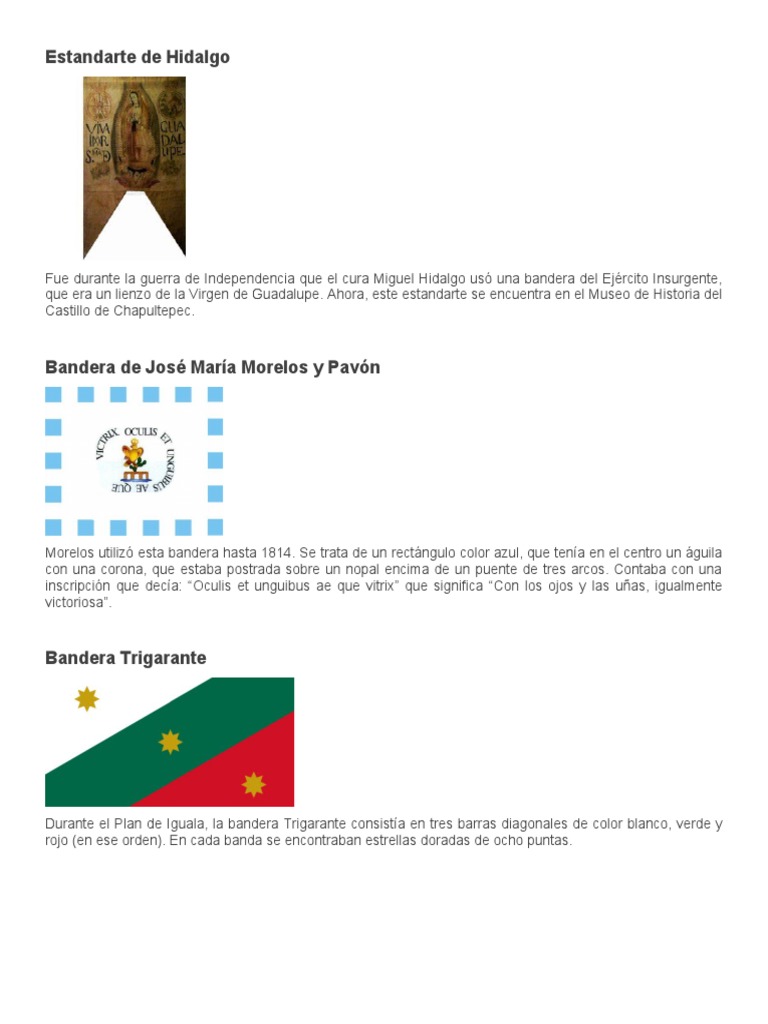 Historia de La Bandera | PDF | México | Los símbolos