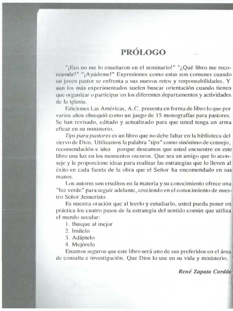 El Pastor Y El Programa De Educacion Cristiana1 Pdf Iglesia
