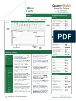 Excel 2019 Basic Quick Reference