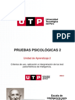 S06 Pruebas Psicológicas 2 WISC Aplicación