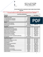 Tabela de Precos Minimos de Prestacao de Servicos para Filmes Publicitarios 2022 2023