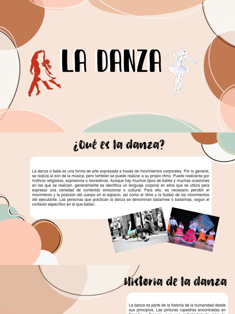 Elementos y Tipos de Danza | PDF | Bailes | Las artes escénicas