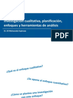 Investigacion Cualitativa, Planificacion, Enfoques y Herramientas de Analisis