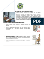 Charla Operacional N°09 Accidentes en Ka Oficina, Riesgos Especificos