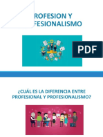 Profesion y Profesionalismo