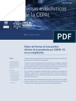 Temas Estadísticos de La CEPAL: Índice de Precios Al Consumidor: Efectos de La Pandemia Por COVID-19 en Su Compilación