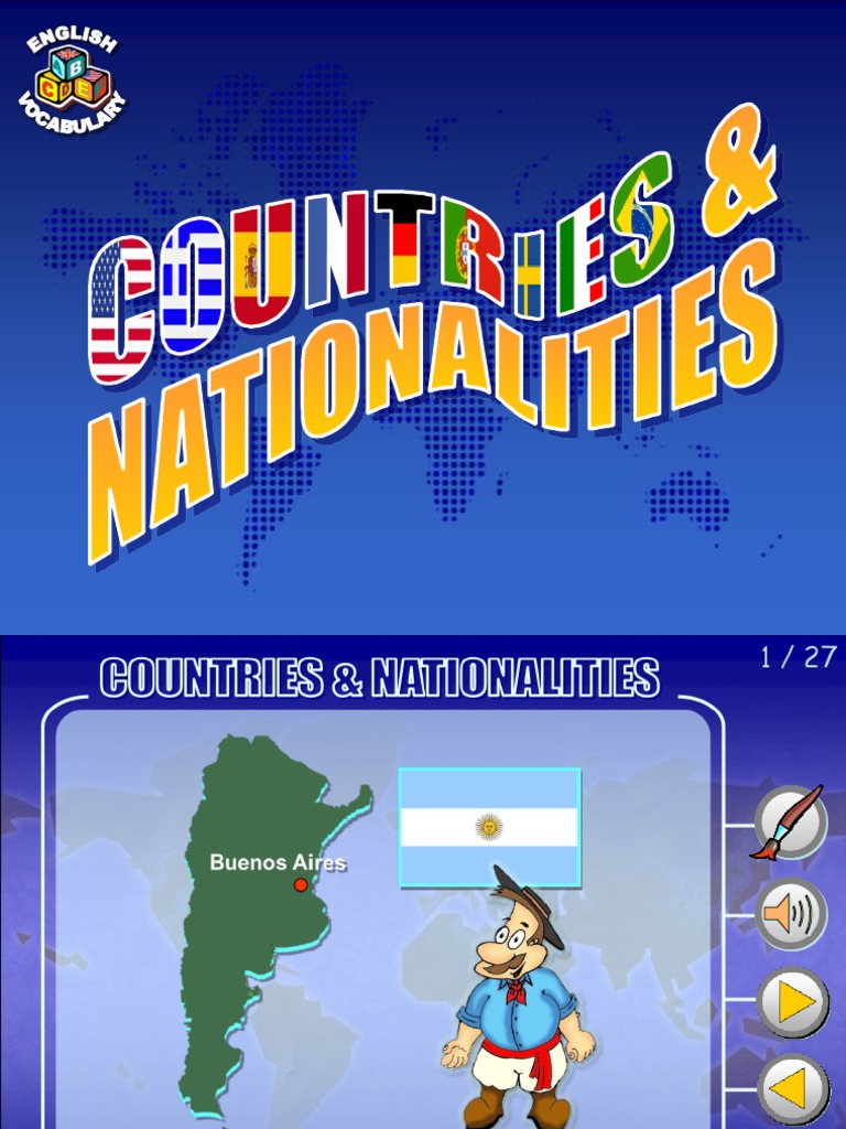 Countries and Nationalities PDF