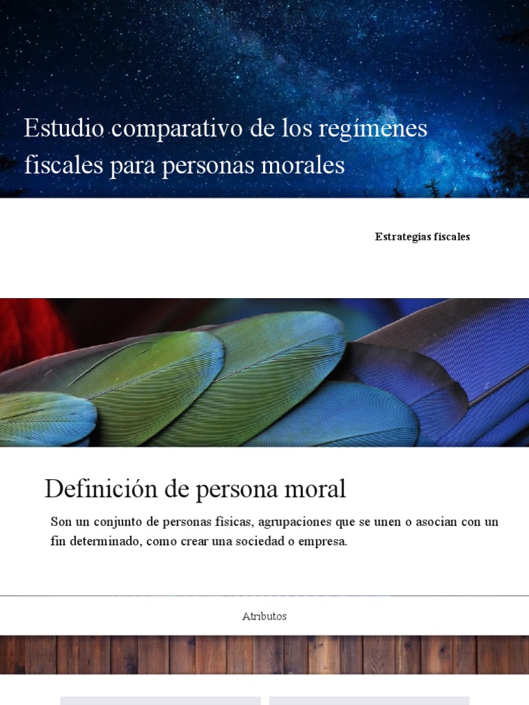 Régimen Fiscal para Personas Morales en México | PDF | Sociedad de ...