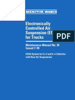 Electronically Controlled Air Suspension (ECAS) for Trucks